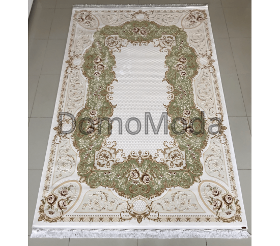 Акриловый ковер Zarina 2695A Cream-Green - высокое качество по лучшей цене в Украине