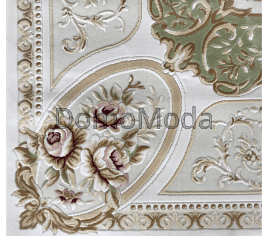 Акриловый ковер Zarina 2695A Cream-Green - высокое качество по лучшей цене в Украине изображение 2.