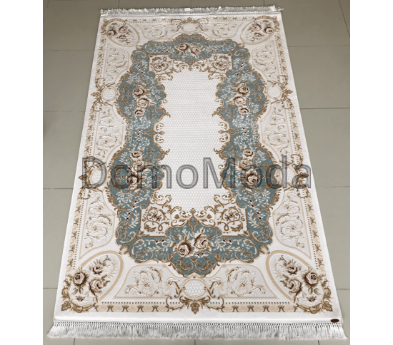 Акриловий килим Zarina 2696A Cream-Blue - Висока якість за найкращою ціною в Україні