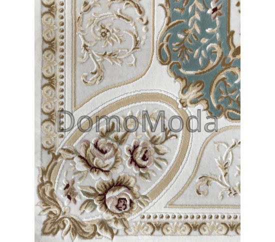 Акриловий килим Zarina 2696A Cream-Blue - Висока якість за найкращою ціною в Україні зображення 2.