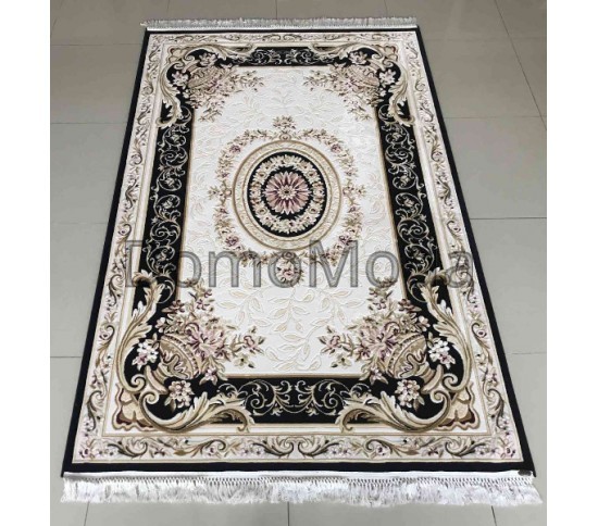 Акриловий килим Zarina 2657A Cream-navy - Висока якість за найкращою ціною в Україні