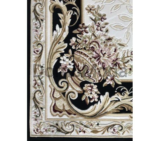 Акриловий килим Zarina 2657A Cream-navy - Висока якість за найкращою ціною в Україні зображення 4.