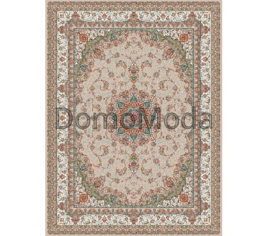Иранский ковер Zarrin Esfahan Beige - высокое качество по лучшей цене в Украине