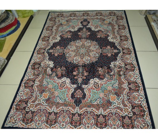 Иранский ковер Zarrin Mahdis D.Blue - высокое качество по лучшей цене в Украине