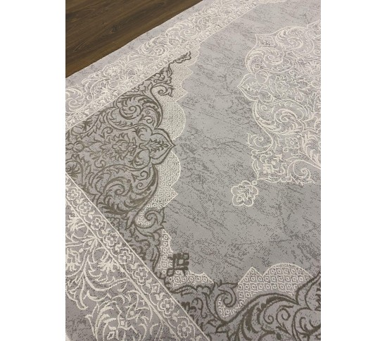 Акриловий килим ZEN ZN05E , DARK GREY - Висока якість за найкращою ціною в Україні зображення 5.