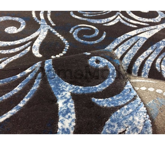 Акриловый ковер Zigana 0005 Fume-Blue - высокое качество по лучшей цене в Украине изображение 2.