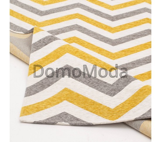 Синтетичний килим ALMINA 131700 grey/yellow - Висока якість за найкращою ціною в Україні зображення 2.