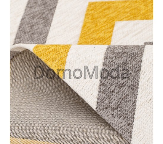 Синтетичний килим ALMINA 131700 grey/yellow - Висока якість за найкращою ціною в Україні зображення 3.