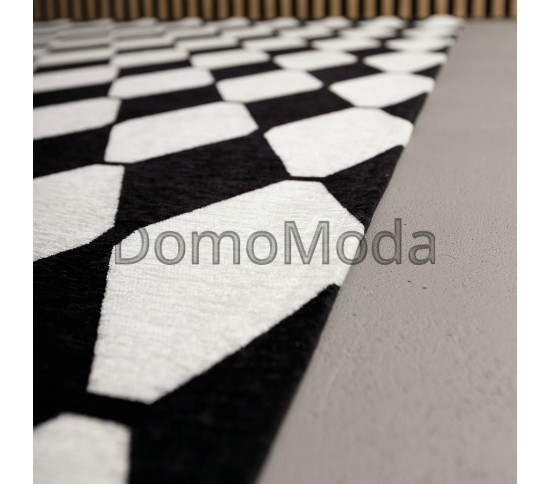 Синтетичний килим ALMINA 126702 black/white - Висока якість за найкращою ціною в Україні зображення 2.