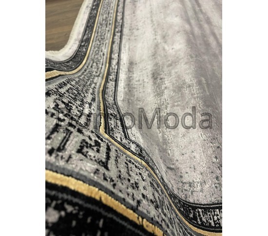 Бамбуковый ковер COUTURE  0869B , DARK GREY BLACK Купить в интернет магазине ДомоМода фото 2 Бамбуковый ковер COUTURE  0869B , DARK GREY BLACK - высокое качество по лучшей цене в Украине изображение 2.