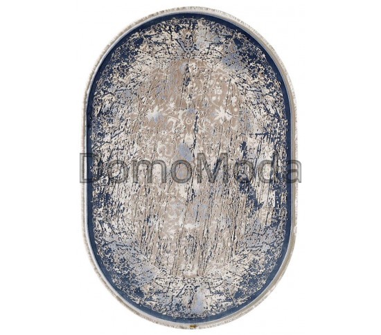 Бавовняний килим Girit GR13A , BLUE BEIGE - Висока якість за найкращою ціною в Україні зображення 3.