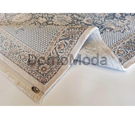 Бавовняний килим Girit GR10A , BEIGE BLUE - Висока якість за найкращою ціною в Україні зображення 3.