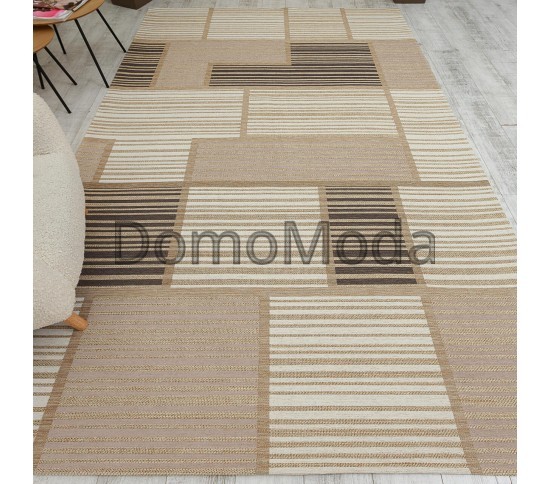 Безворсовый ковер LODA 139703 beige Купить в интернет магазине ДомоМода фото 3 Безворсовый ковер LODA 139703 beige - высокое качество по лучшей цене в Украине изображение 3.