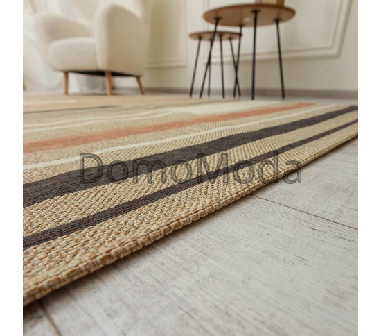 Безворсовый ковер LODA 139708 beige - высокое качество по лучшей цене в Украине изображение 4.