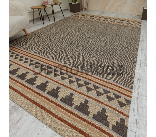 Безворсовый ковер LODA 139712 beige Купить в интернет магазине ДомоМода Безворсовый ковер LODA 139712 beige - высокое качество по лучшей цене в Украине