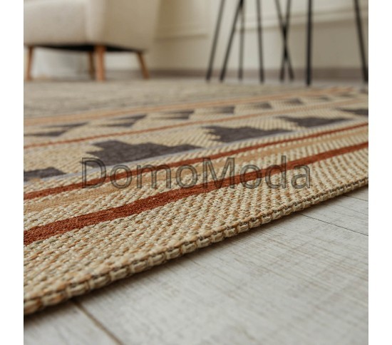 Безворсовый ковер LODA 139712 beige Купить в интернет магазине ДомоМода фото 3 Безворсовый ковер LODA 139712 beige - высокое качество по лучшей цене в Украине изображение 3.