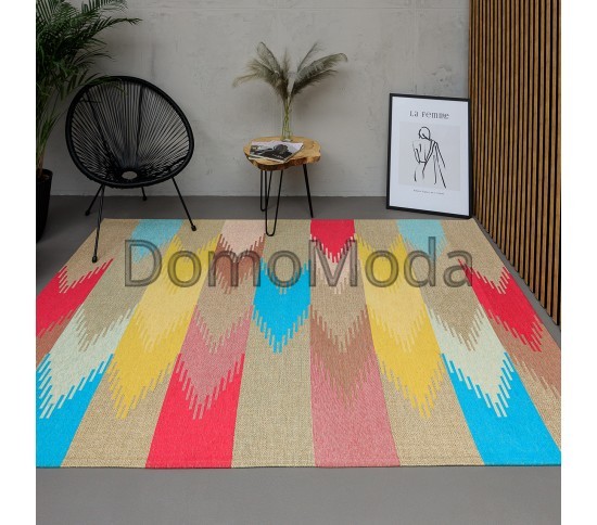 Безворсовый ковер LODA 139755 beige Купить в интернет магазине ДомоМода фото 7 Безворсовый ковер LODA 139755 beige - высокое качество по лучшей цене в Украине изображение 7.