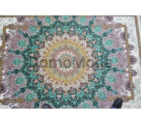 Іранський килим Diba Carpet Lotus cream-brown-copper-d.green - Висока якість за найкращою ціною в Україні зображення 3.