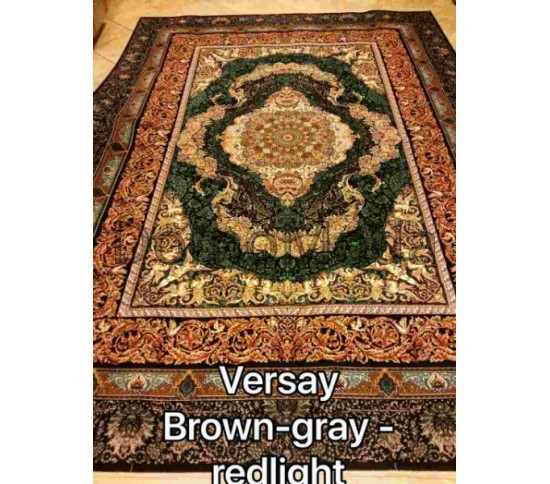 Іранський килим Diba Carpet Versay brown-gray-redlight - Висока якість за найкращою ціною в Україні
