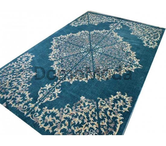 Иранский ковер Diba Carpet Sorena blue Купить в интернет магазине ДомоМода фото 4 Иранский ковер Diba Carpet Sorena blue - высокое качество по лучшей цене в Украине изображение 4.