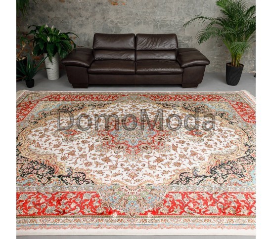 Високощільний килим Abbass 9240 cream - Висока якість за найкращою ціною в Україні зображення 8.