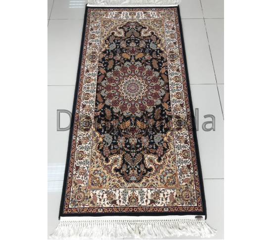 Высокоплотный ковер Abrishim 3808 navy / cream Купить в интернет магазине ДомоМода Высокоплотный ковер Abrishim 3808 navy / cream - высокое качество по лучшей цене в Украине