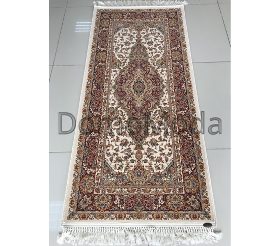 Високощільний килим Abrishim 3811A Cream / D.Red - Висока якість за найкращою ціною в Україні