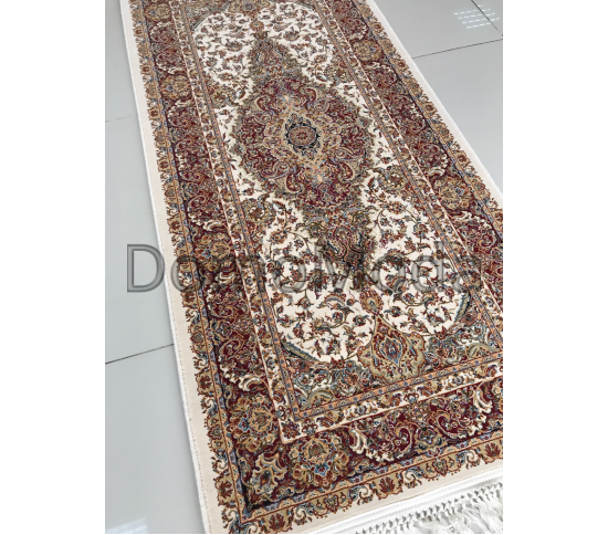 Високощільний килим Abrishim 3811A Cream / D.Red - Висока якість за найкращою ціною в Україні зображення 7.