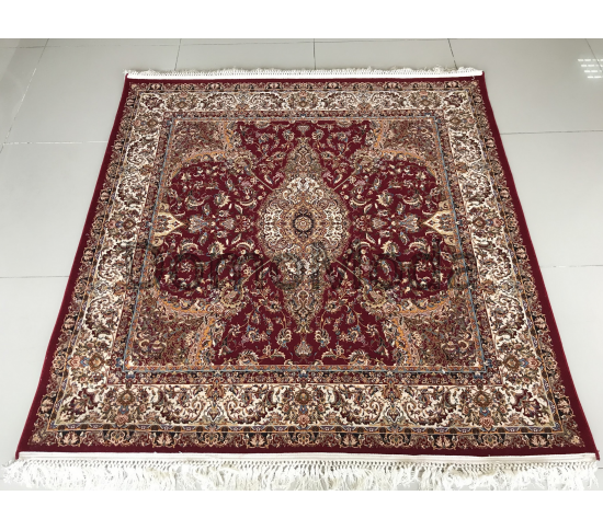 Високощільний килим Abrishim 3811A D.Red / Cream - Висока якість за найкращою ціною в Україні зображення 2.