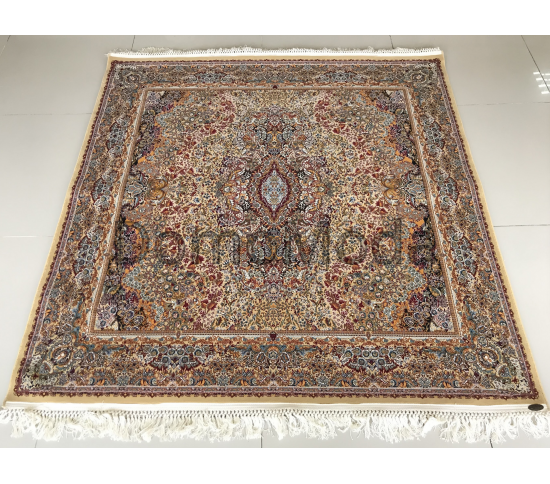 Високощільний килим Abrishim 3812A Beige / Beige - Висока якість за найкращою ціною в Україні зображення 2.