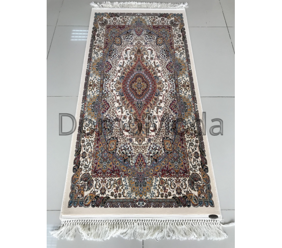 Високощільний килим Abrishim 3824A CREAM / GREEN - Висока якість за найкращою ціною в Україні