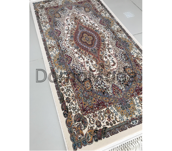 Високощільний килим Abrishim 3824A CREAM / GREEN - Висока якість за найкращою ціною в Україні зображення 3.