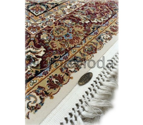 Високощільний килим Abrishim 3811A Cream / D.Red - Висока якість за найкращою ціною в Україні зображення 8.