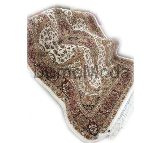 Високощільний килим Abrishim 3811A Cream / D.Red - Висока якість за найкращою ціною в Україні зображення 10.