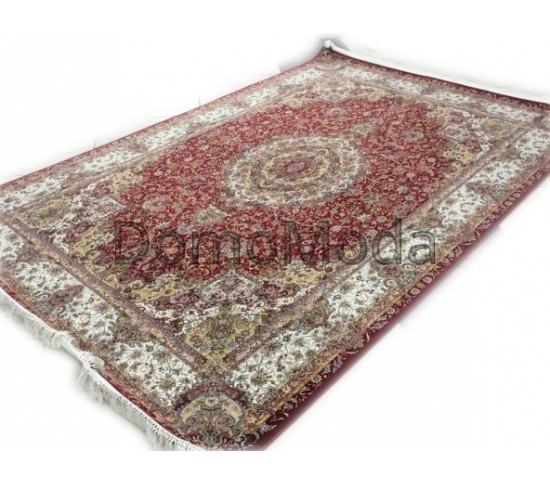 Високощільний килим Abrishim 3814A D.RED / CREAM - Висока якість за найкращою ціною в Україні зображення 5.