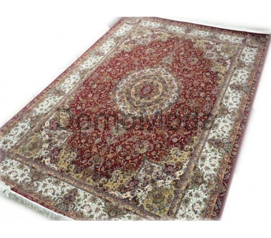 Високощільний килим Abrishim 3814A D.RED / CREAM - Висока якість за найкращою ціною в Україні зображення 4.