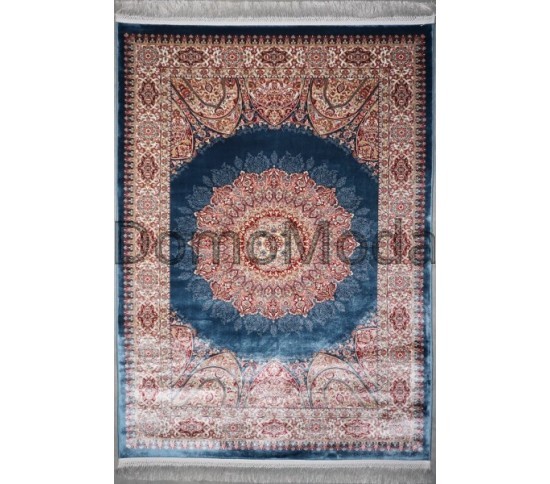 Високощільний килим Bamboo 4583B Blue-Cream Купити в інтернет магазині ДомоМода Високощільний килим Bamboo 4583B Blue-Cream - Висока якість за найкращою ціною в Україні