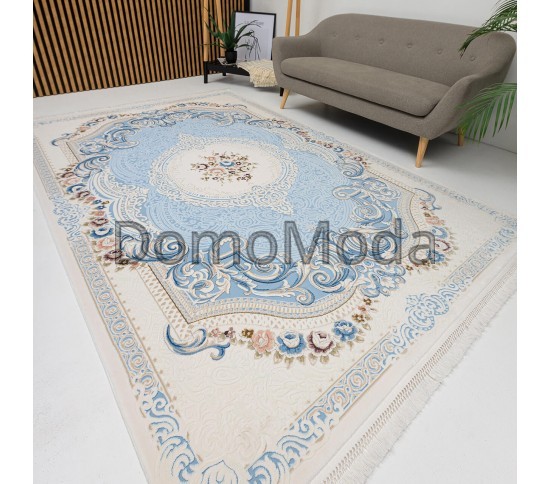 Високощільний килим Belmond K184A L. BLUE-H.B CREAM - Висока якість за найкращою ціною в Україні