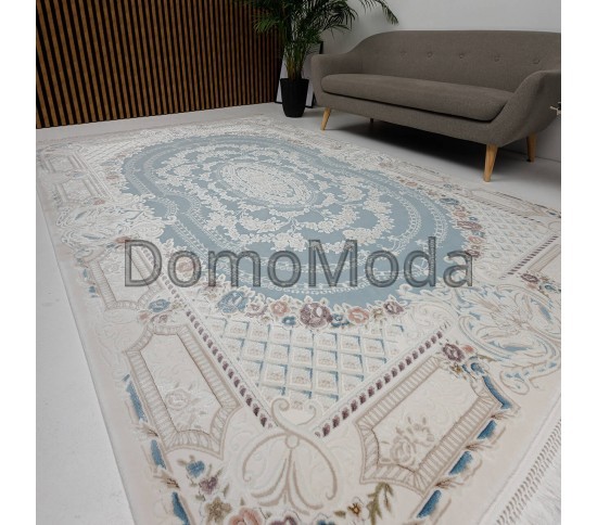 Высокоплотный ковер Belmond M265A l. blue/h.b cream  - высокое качество по лучшей цене в Украине изображение 2.