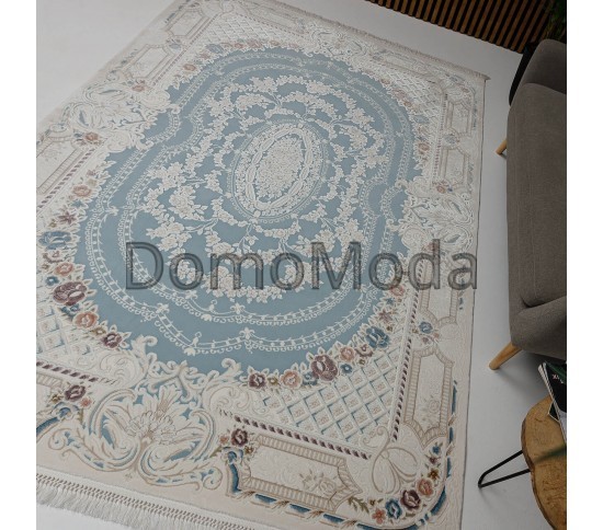 Высокоплотный ковер Belmond M265A l. blue/h.b cream  - высокое качество по лучшей цене в Украине