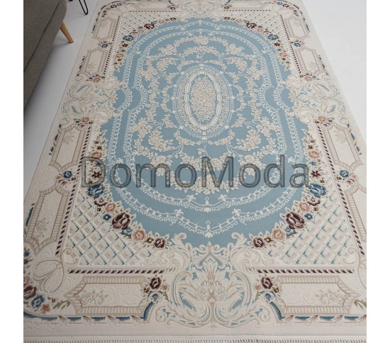 Высокоплотный ковер Belmond M265A l. blue/h.b cream  - высокое качество по лучшей цене в Украине изображение 3.
