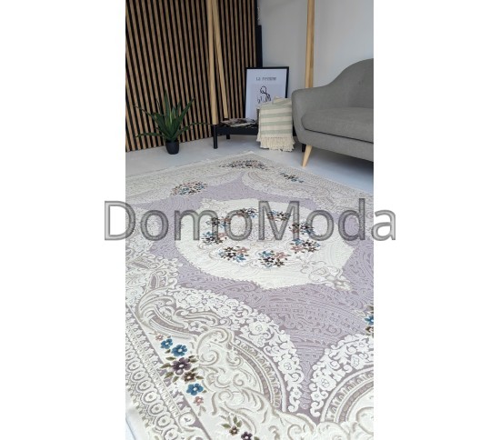 Високощільний килим Belmond K183A L.L.LILAC-H.B CREAM - Висока якість за найкращою ціною в Україні зображення 5.