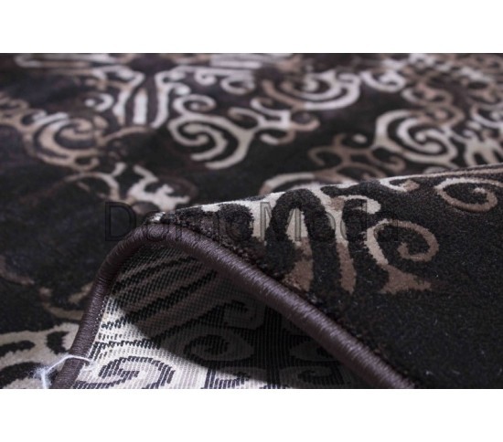 Высокоплотный ковер Crystal 9973A D.BROWN-BROWN - высокое качество по лучшей цене в Украине изображение 2.