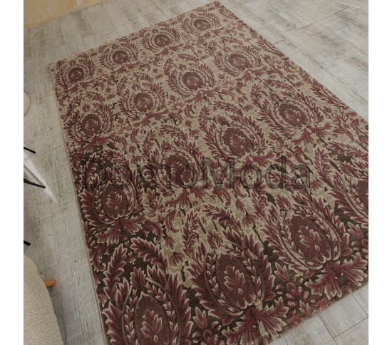 Високощільний килим Crystal 9553A Tulip Wood-Cream - Висока якість за найкращою ціною в Україні зображення 5.