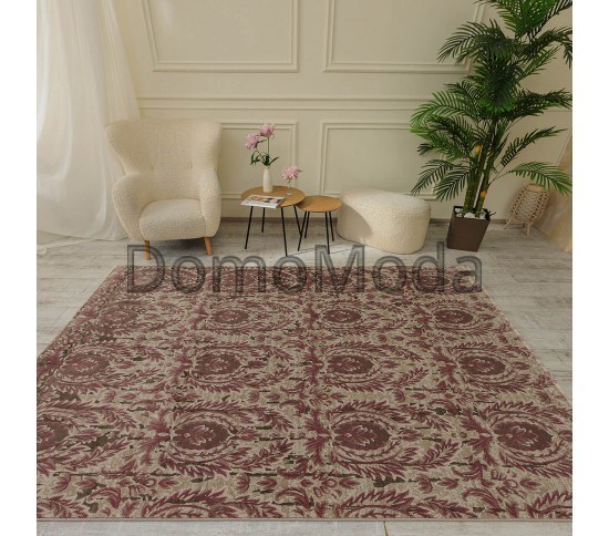 Високощільний килим Crystal 9553A Tulip Wood-Cream - Висока якість за найкращою ціною в Україні зображення 2.