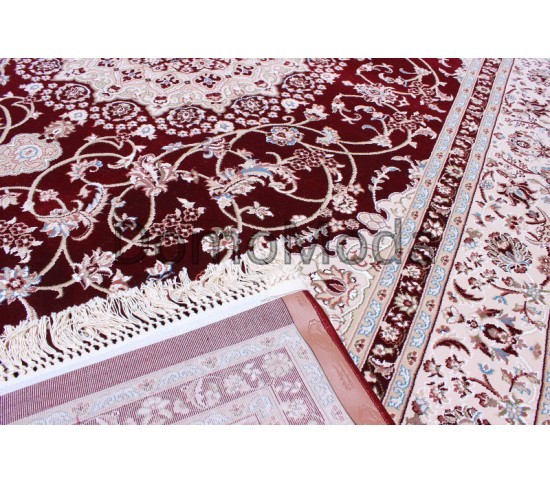 Високощільний килим Esfahan 4878A red-ivory - Висока якість за найкращою ціною в Україні зображення 3.