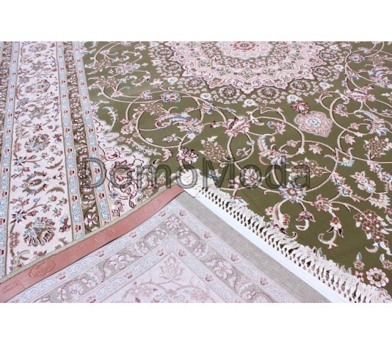 Високощільний килим Esfahan 4878A green-ivory - Висока якість за найкращою ціною в Україні зображення 2.