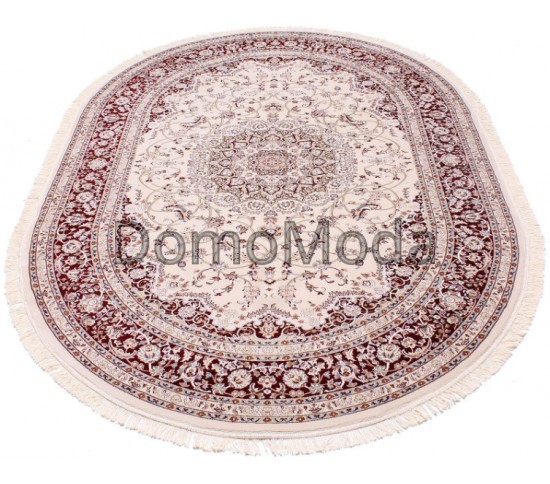 Високощільний килим Esfahan 4878A ivory-d.red - Висока якість за найкращою ціною в Україні зображення 5.