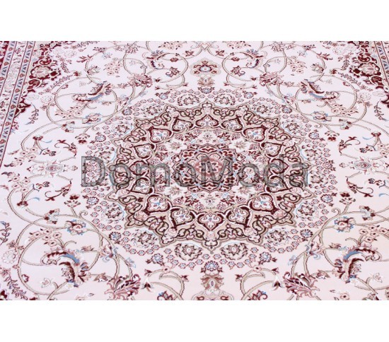 Високощільний килим Esfahan 4878A ivory-d.red - Висока якість за найкращою ціною в Україні зображення 4.