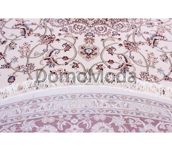 Високощільний килим Esfahan 4878A ivory-d.red - Висока якість за найкращою ціною в Україні зображення 2.